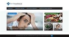 Desktop Screenshot of haar-gesundheit.de